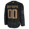 Maillot de Hockey St. Louis Blues Personnaliser Fanatics Military Appreciation Practice 2024-25 Noir - Homme